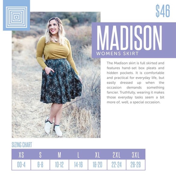 {Lularoe} Madison skirt - Picture 5 of 5